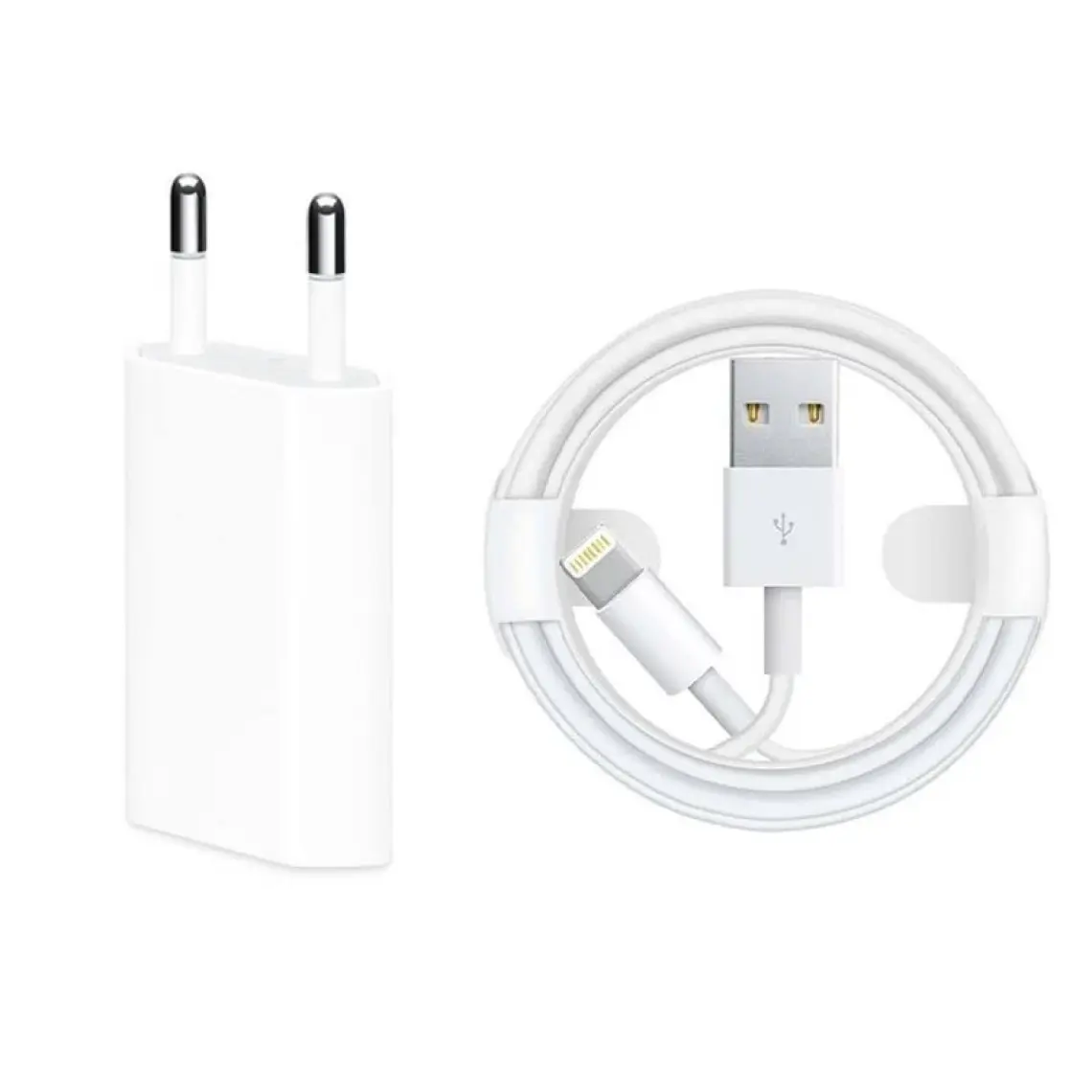 Prige USB Adaptör + Data Kablosu ( iPhone Uyumlu 5/5S/SE/6/6S/7/Plus/8/X )