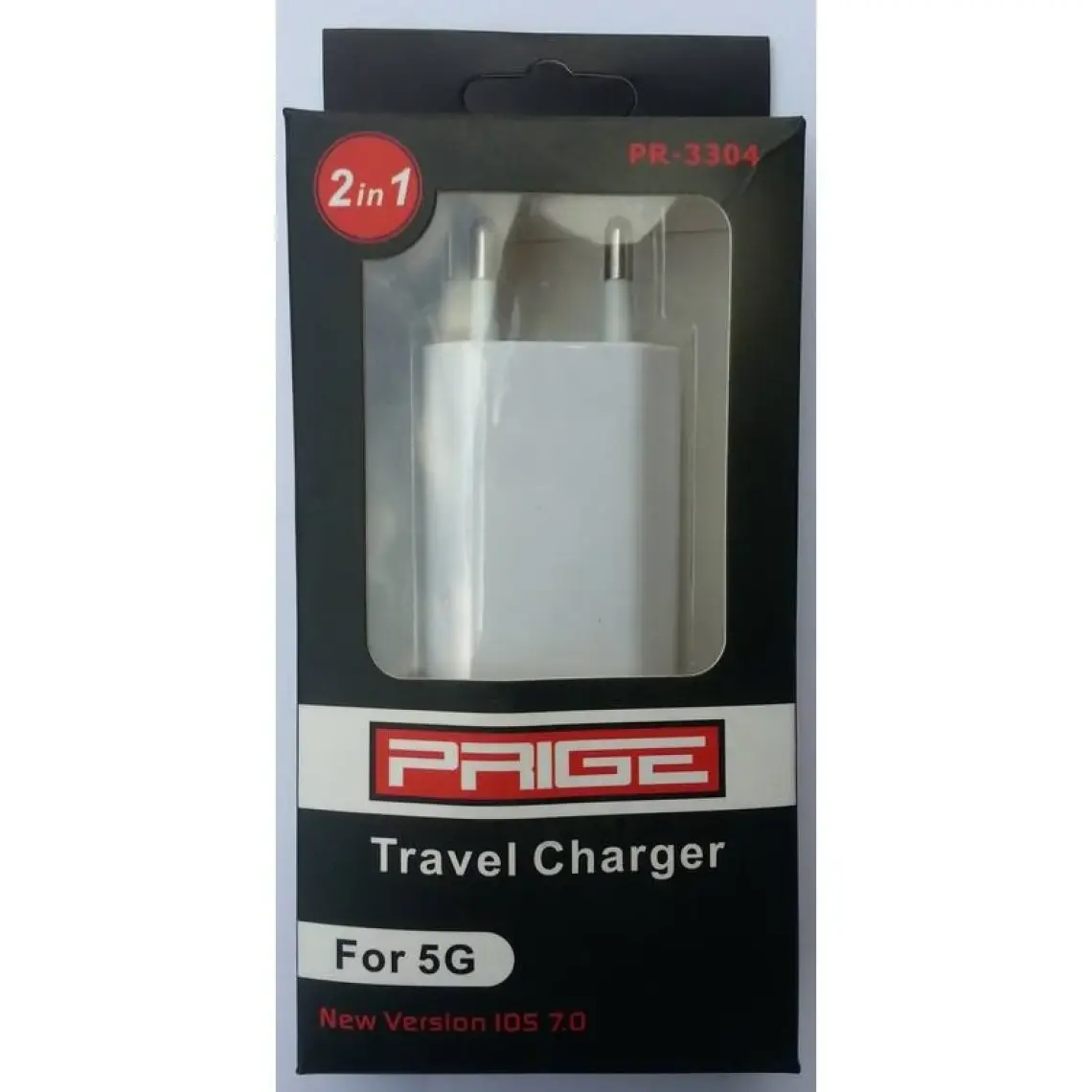 Prige USB Adaptör + Data Kablosu ( iPhone Uyumlu 5/5S/SE/6/6S/7/Plus/8/X )