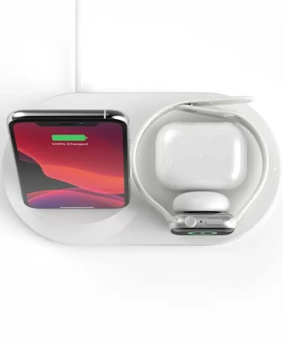 Belkin Boost↑charge™ 3'ü 1 Arada Apple Ürünleriniz Için Kablosuz Şarj Cihazı