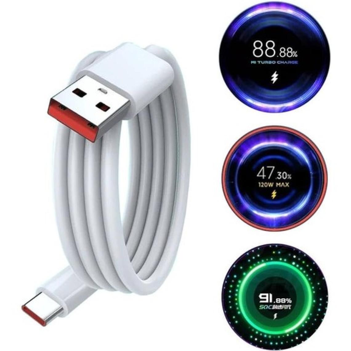 Xiaomi Mi ile Uyumlu 120W Turbo Hızlı Şarj Aleti Kablo Dahil Yarım Saatte Doldurur