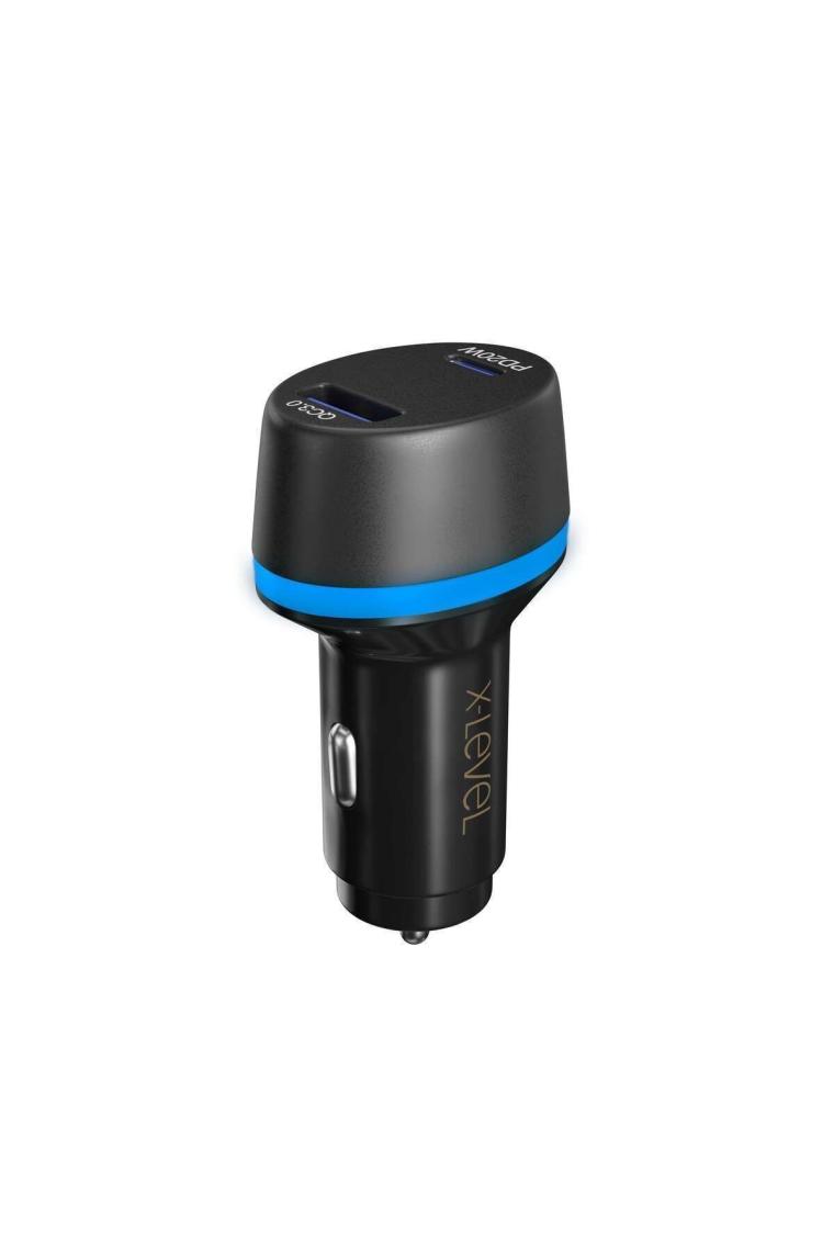 X-Level X-ChargerDrive 20W USB-A & Type-C Port Hızlı Araç İçi Şarj Aleti - Çakmaklık Şarj