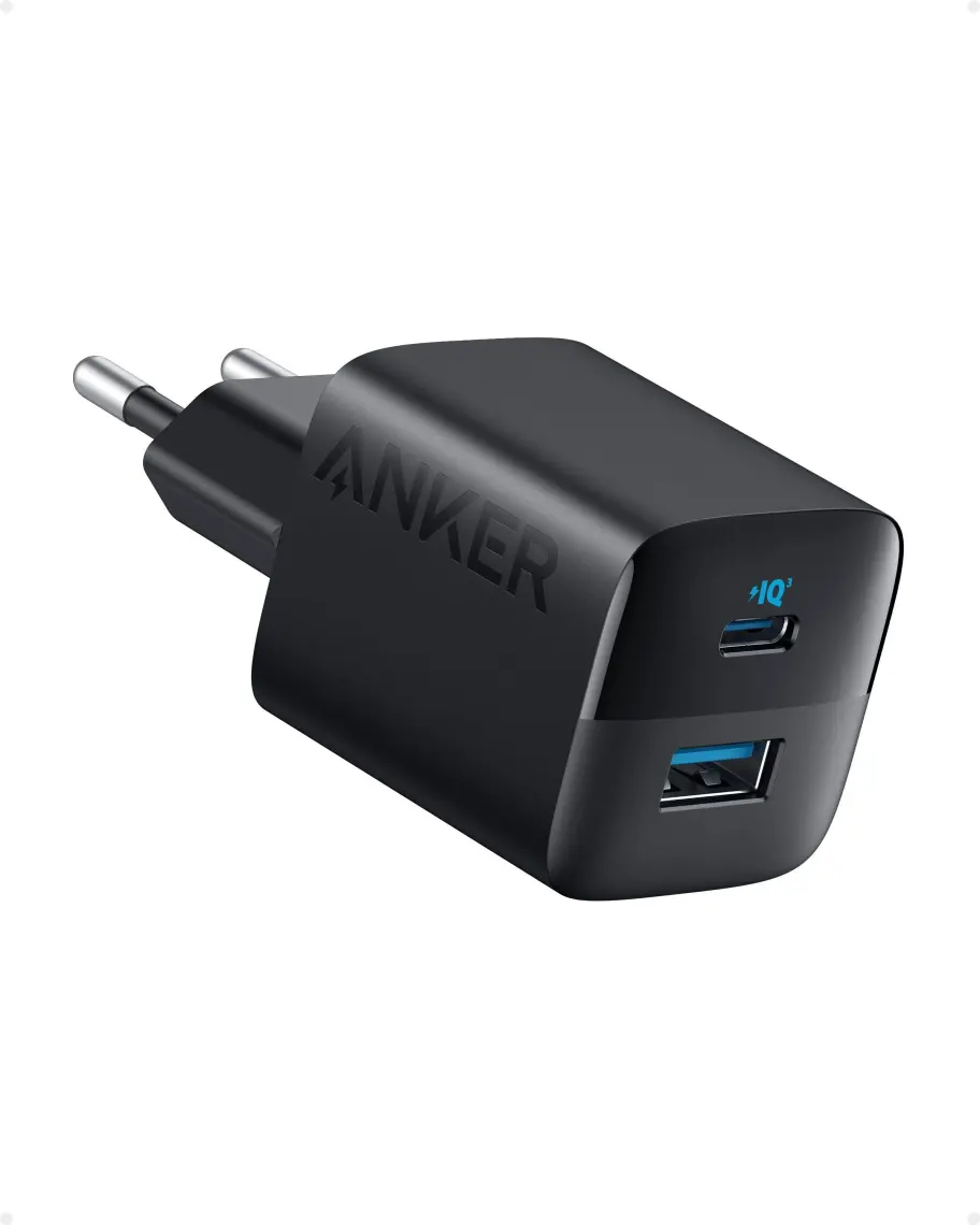 Anker 323 33W USB-C + USB-A Hızlı Şarj Cihazı -(USB-C PD 20W + USB-A 12W) iPhone & Android ile Uyumlu Type-C Hızlı Şarj Adaptörü - A2331 - Beyaz (Anker Türkiye Garantili)