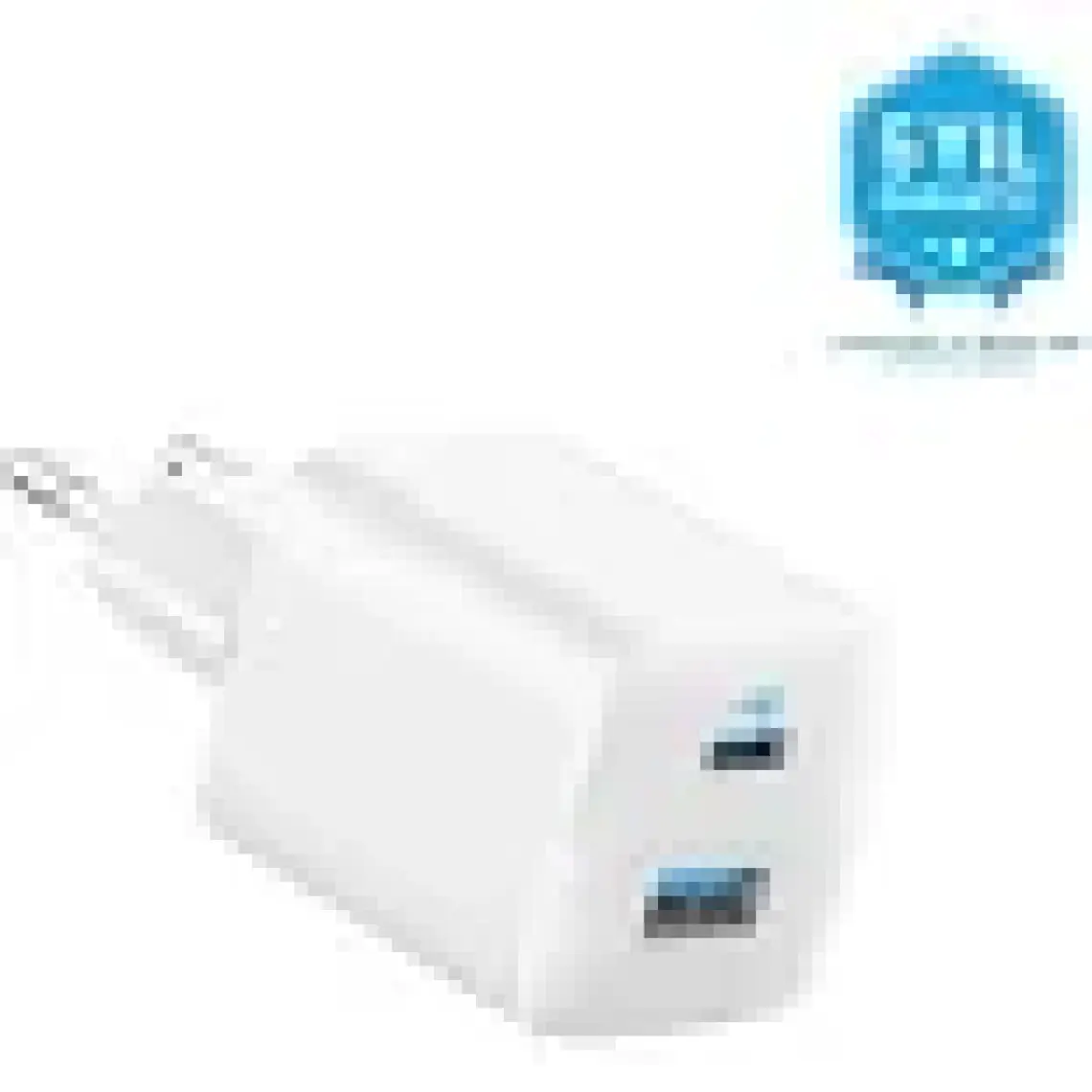 Anker 323 33W USB-C + USB-A Hızlı Şarj Cihazı -(USB-C PD 20W + USB-A 12W) iPhone & Android ile Uyumlu Type-C Hızlı Şarj Adaptörü - A2331 - Beyaz (Anker Türkiye Garantili)