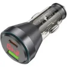 Hoco NZ12B Unimpeded PD48W USB + Type-C Araç Çakmaklık Hızlı Şarj Aleti