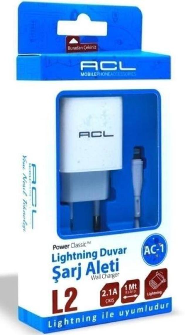 ACL AC-1 Lightning 2.1 Mah Şarj Aleti Seti