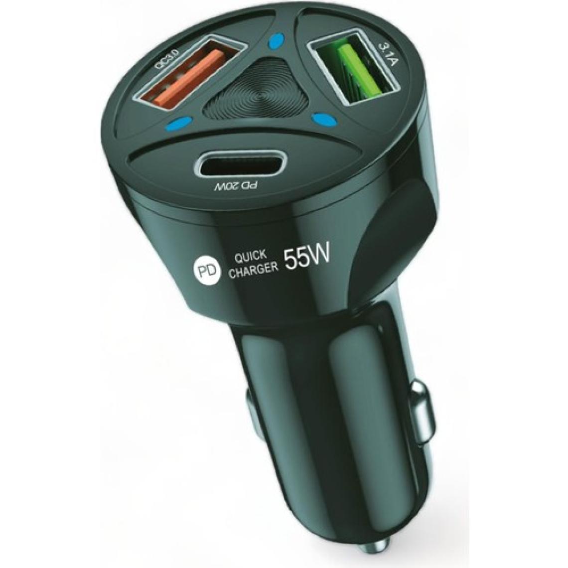 Subzero Type C Hızlı Araç Şarjı 50W Teyp-C USB Quick Şarj + Pd Araç Şarj Cihazı