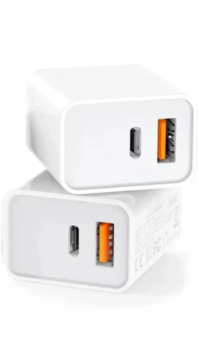 Omars 20W Pd Çift Portlu Usb-C & Usb-A Hızlı Şarj Cihazı