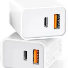 Omars 20W Pd Çift Portlu Usb-C & Usb-A Hızlı Şarj Cihazı