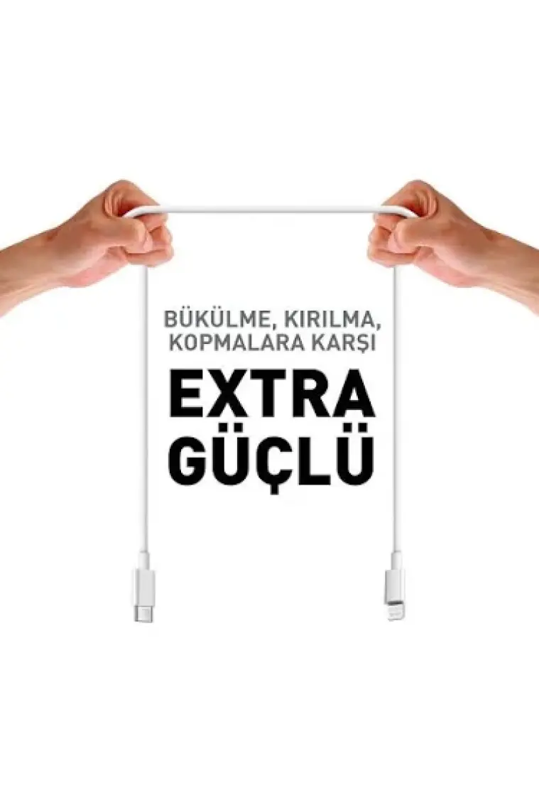 Intouch Smarty Pd 25 W Type-C To Lightning Kablolu Seyahat Şarj Adaptörü Beyaz (Apple iPhone Modelleri İçin Uygundur.)