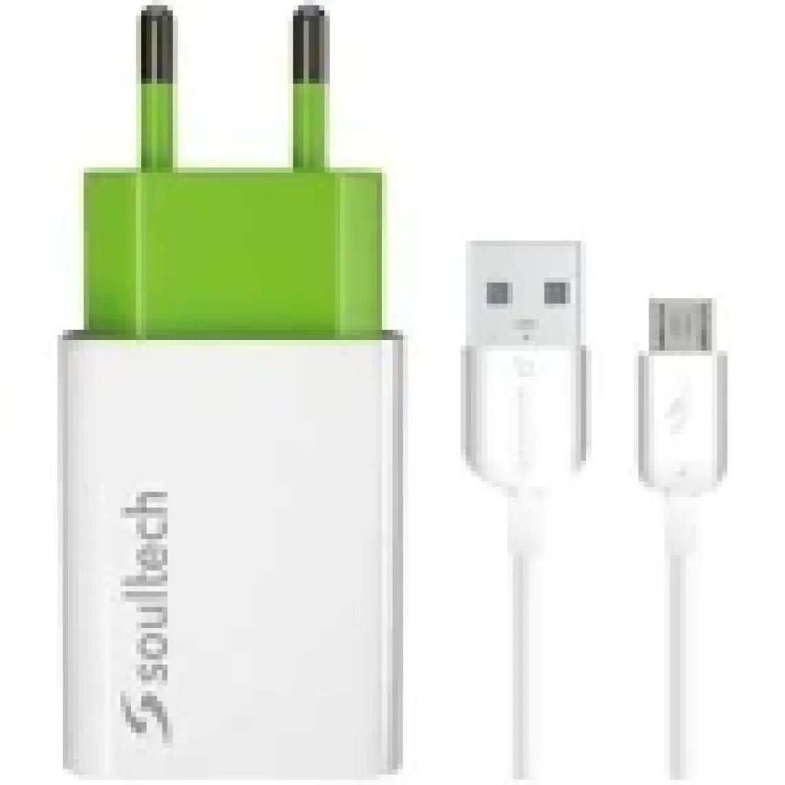 Soultech 2.1 A Ev Şarj Adaptörü & Micro USB Data Şarj Kablosu