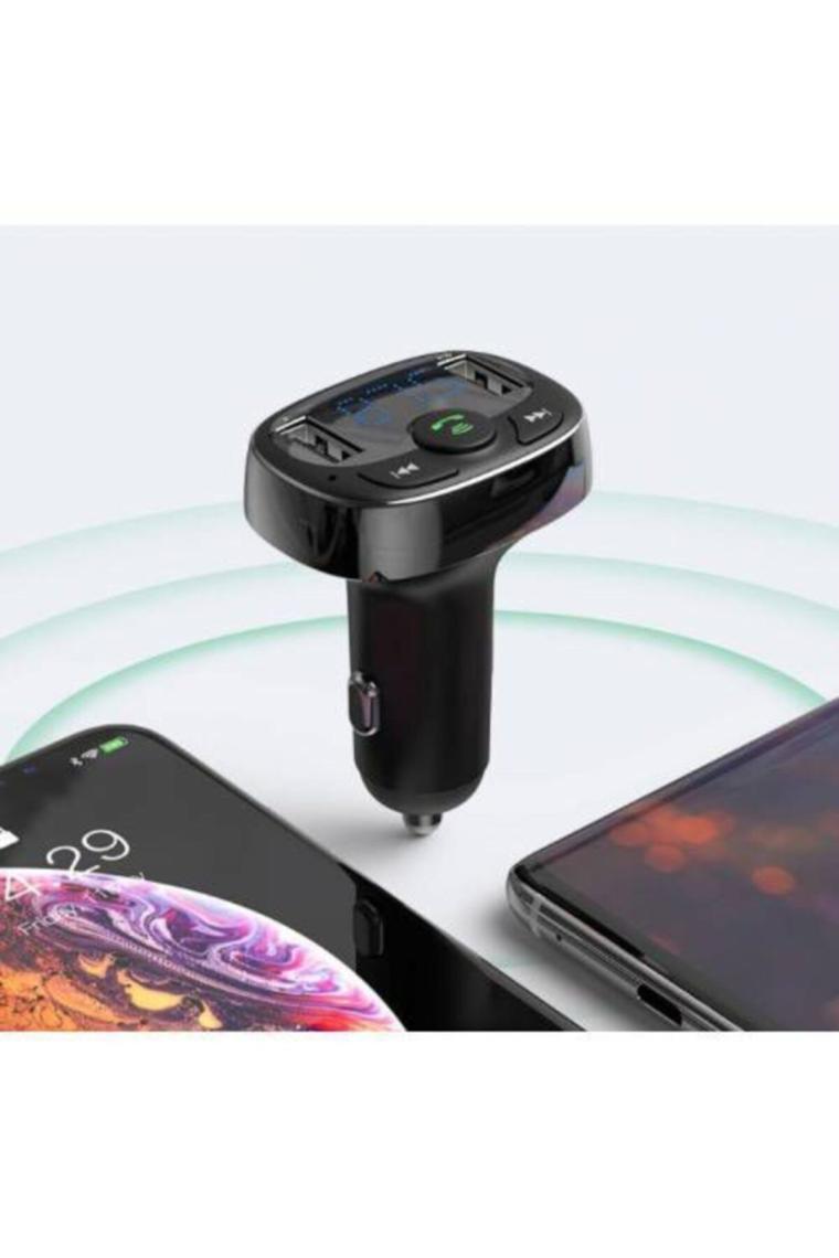 Baseus Cctm Bluetooth Aktarim Mp3 Araç Ki̇ti̇ Dual USB Araç Şarji