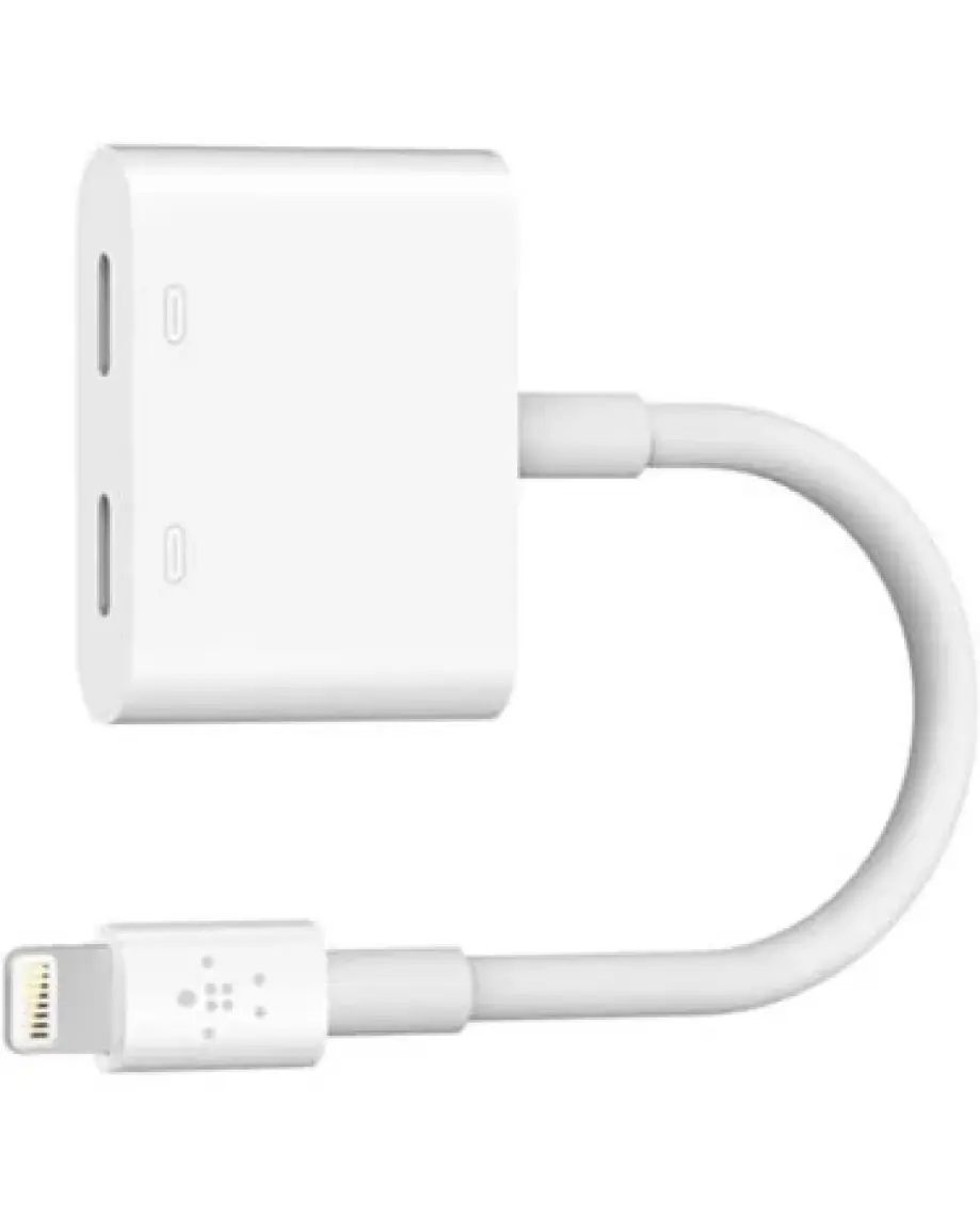 Belkin Lightning Şarj + Ses Girişi Çoğaltıcı F8J198BTWHT