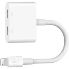 Belkin Lightning Şarj + Ses Girişi Çoğaltıcı F8J198BTWHT