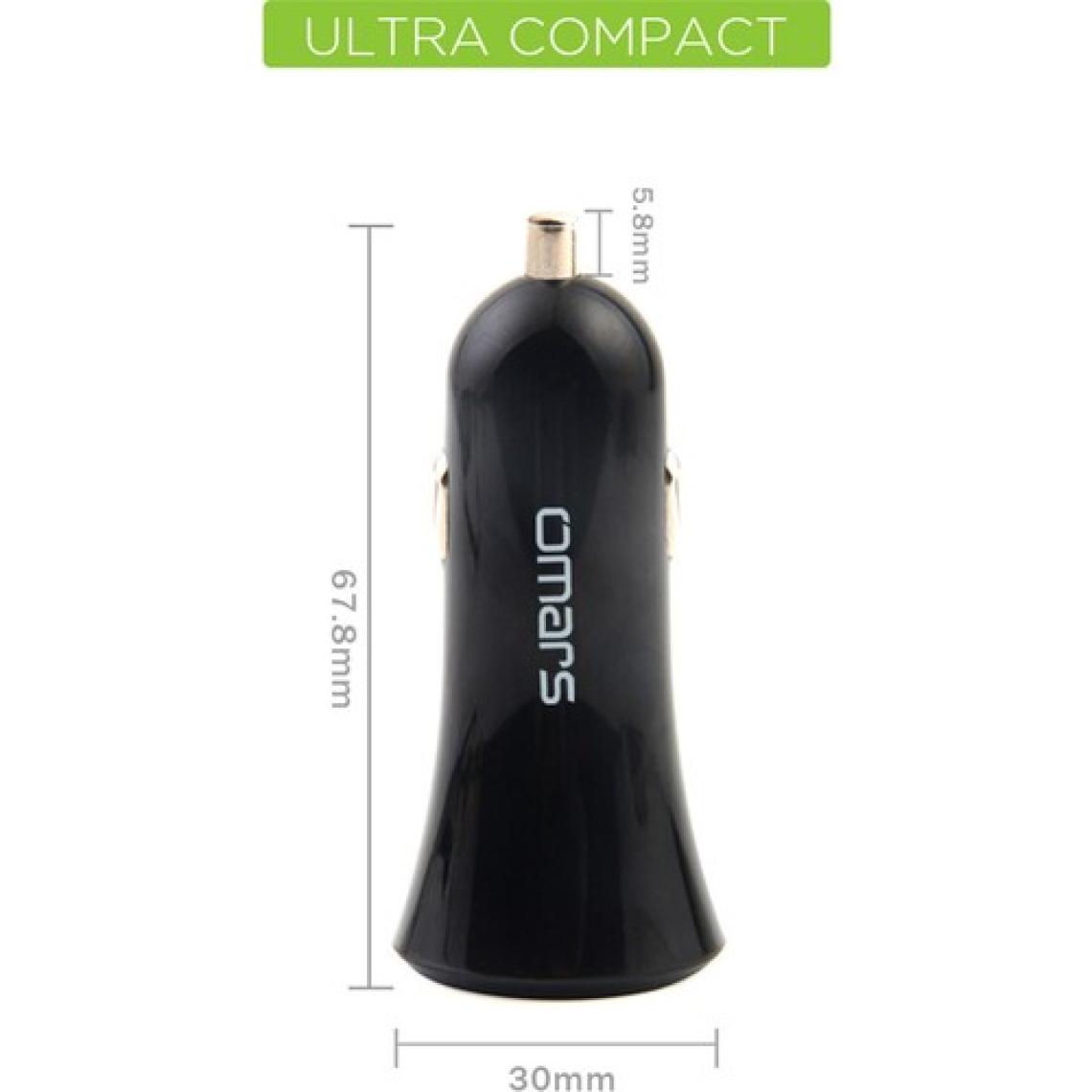 Omars 2.4A USB Araç Çakmaklık Şarj Cihazı