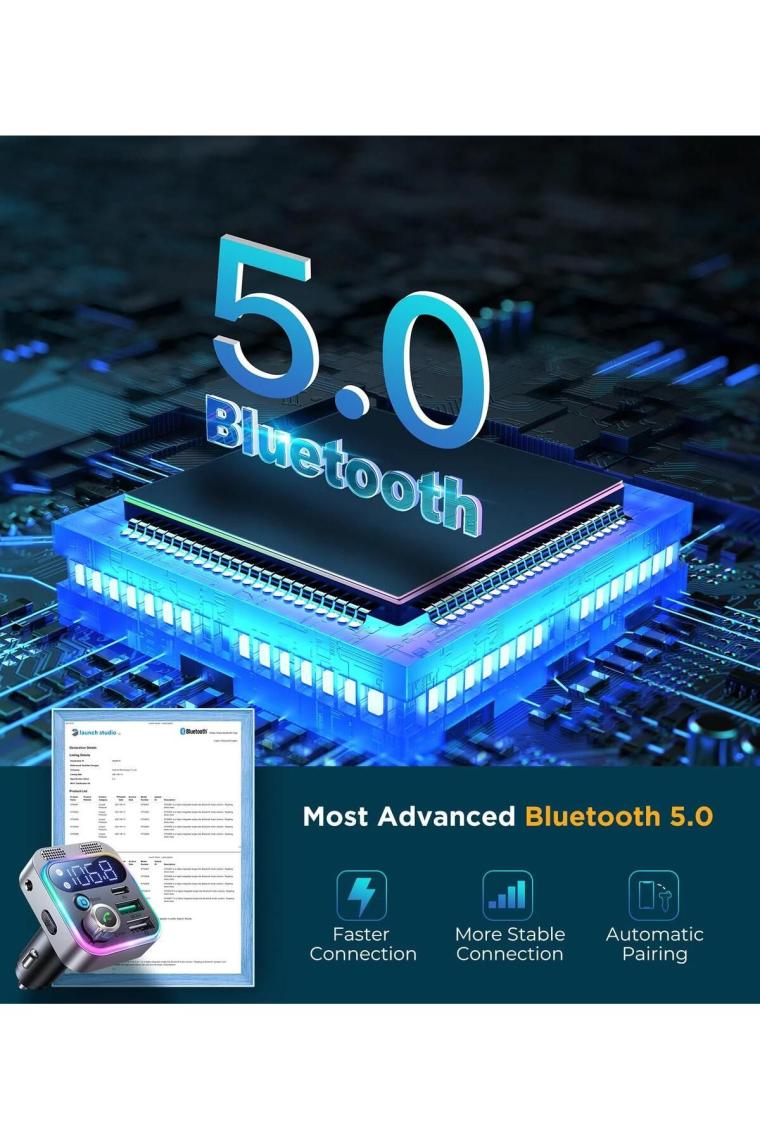 Joyroom 48W Araç Şarj Wireless Fm Transmitter