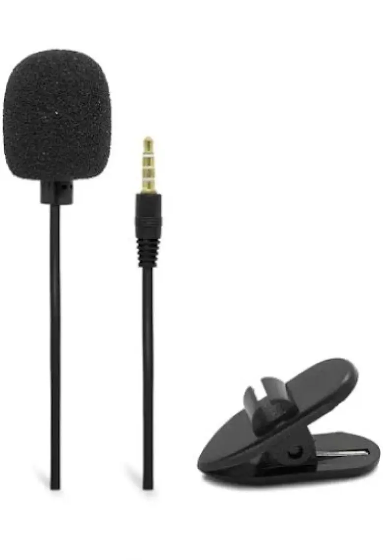 Lavalier JH-043 3,5mm Aux Yaka Mikrofonu Cep Telefonu Uyumlu