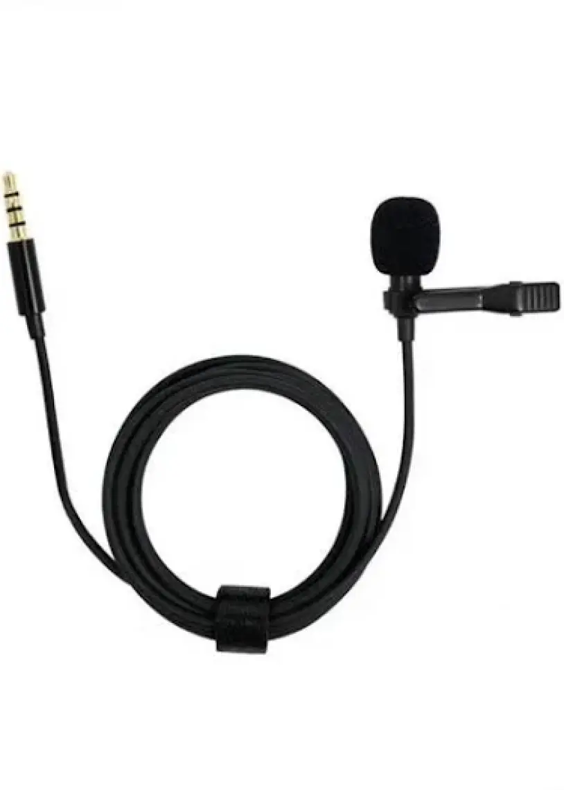 Lavalier JH-043 3,5mm Aux Yaka Mikrofonu Cep Telefonu Uyumlu