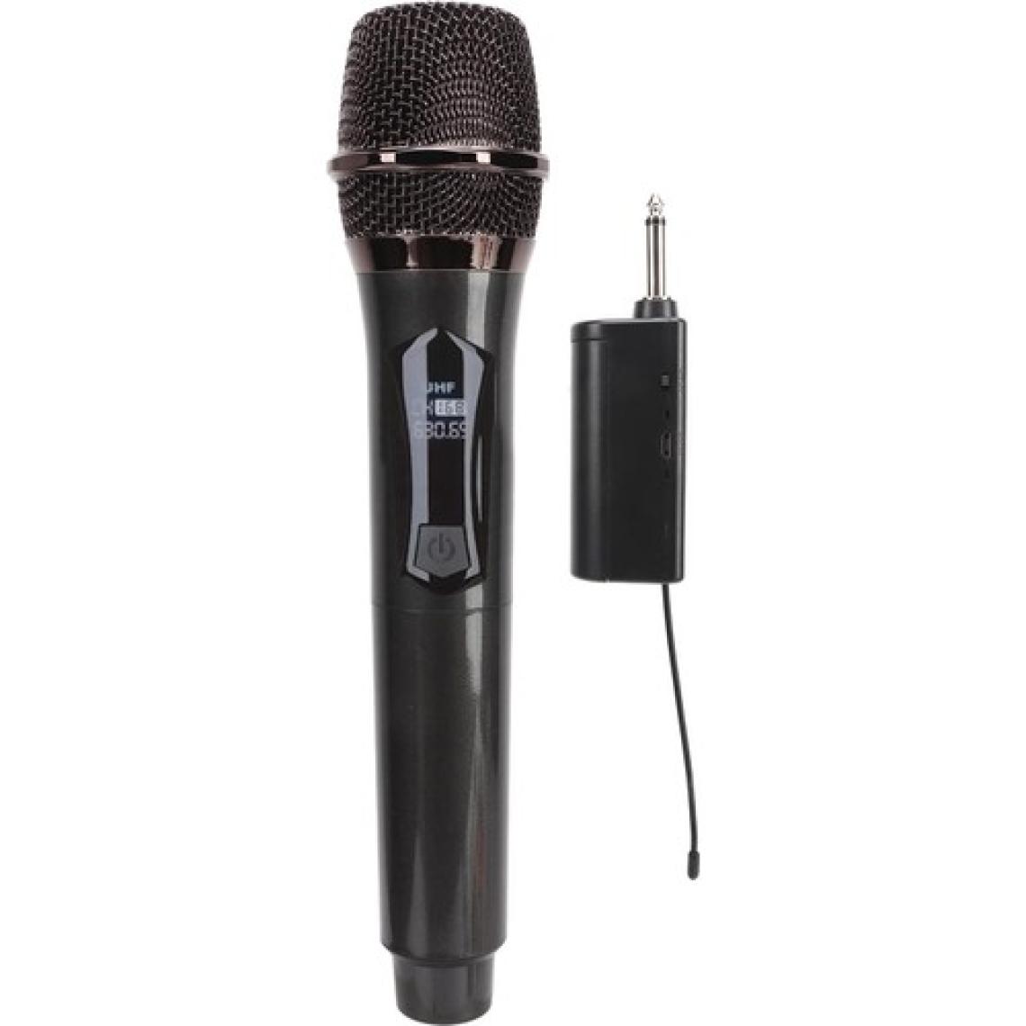 Coverzone Kablosuz Karaoke Mikrofonu 6.35mm Amfi hoparlör İçin ve Sahne Performansı Çok Amaçlı Aktiviteler İçin Tak ve Çalıştır Kablosuz Mikrofon Dış Mekan Kullanıma Uygun WN03