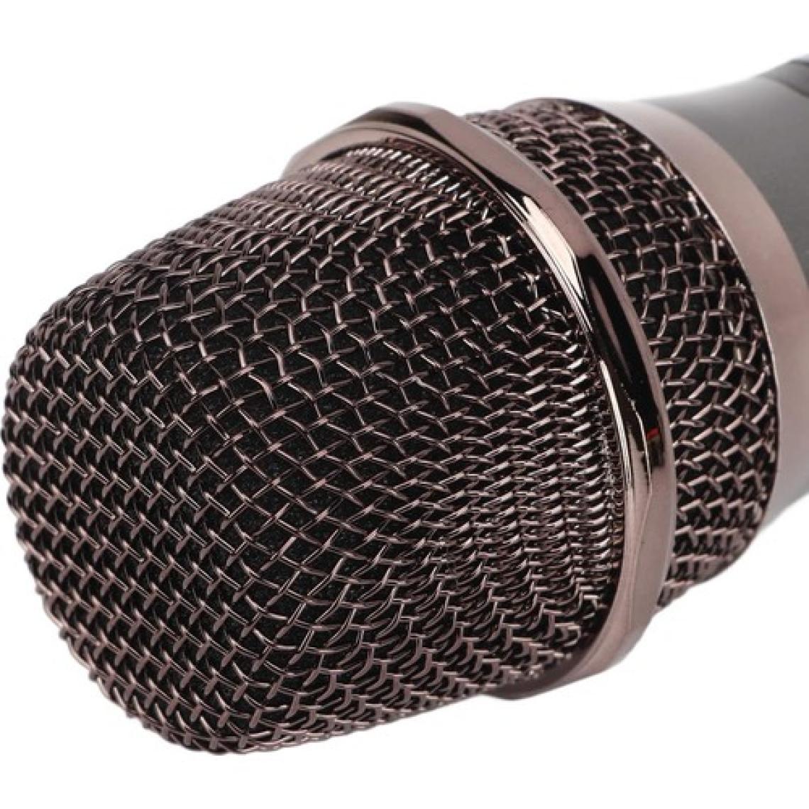 Coverzone Kablosuz Karaoke Mikrofonu 6.35mm Amfi hoparlör İçin ve Sahne Performansı Çok Amaçlı Aktiviteler İçin Tak ve Çalıştır Kablosuz Mikrofon Dış Mekan Kullanıma Uygun WN03