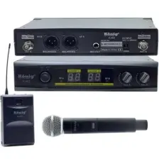 König K-402 El+Yaka Iki Kanal Uhf Telsiz Mikrofon