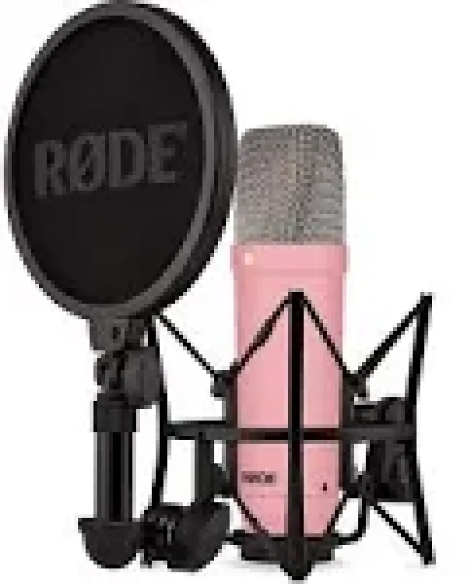 Rode NT1 Signature Series Large-Diaphragm Condenser Mikrofon (Pembe)