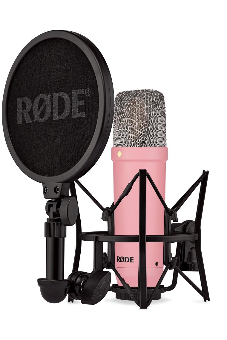Rode NT1 Signature Series Large-Diaphragm Condenser Mikrofon (Pembe)