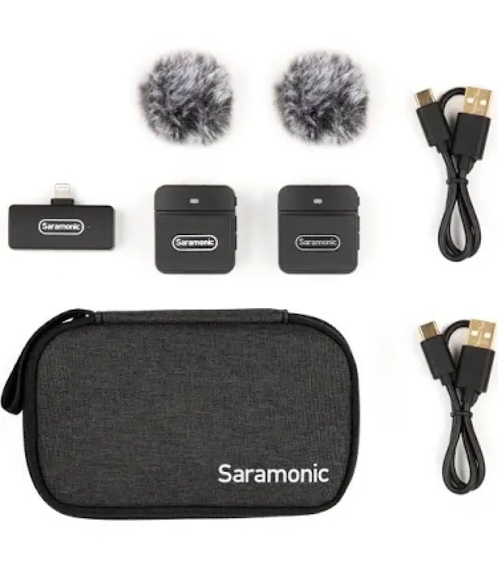 Saramonic Blink100 B4 2'li Kablosuz Yaka Mikrofonu