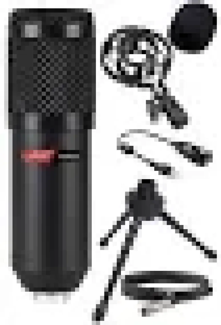 Lastvoice BM800 Full Black Kondenser Youtuber Mikrofon + 7.1