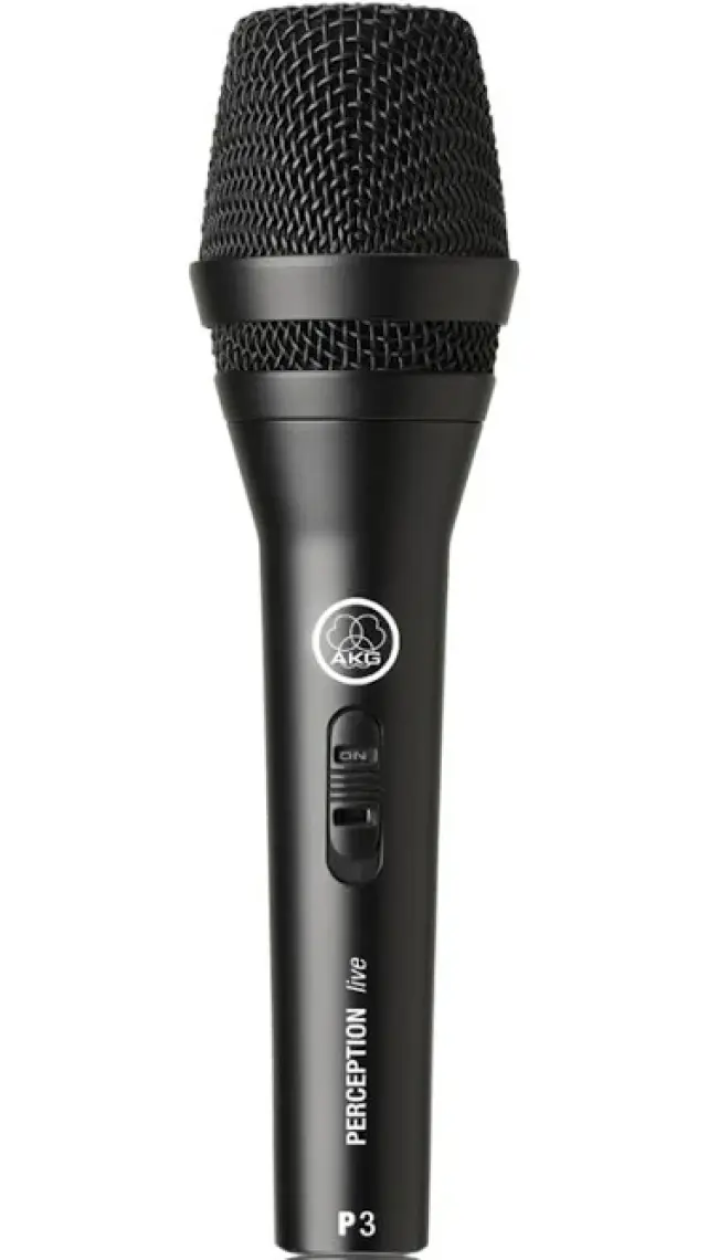 Akg P3S Dinamik Vokal ve Enstrüman Mikrofonu - Siyah