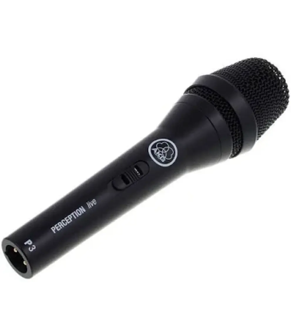 Akg P3S Dinamik Vokal ve Enstrüman Mikrofonu - Siyah