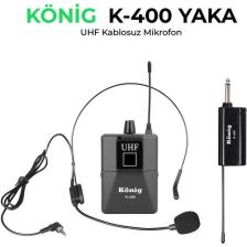 König K-400 Uhf Telsiz Yaka  Mikrofonu