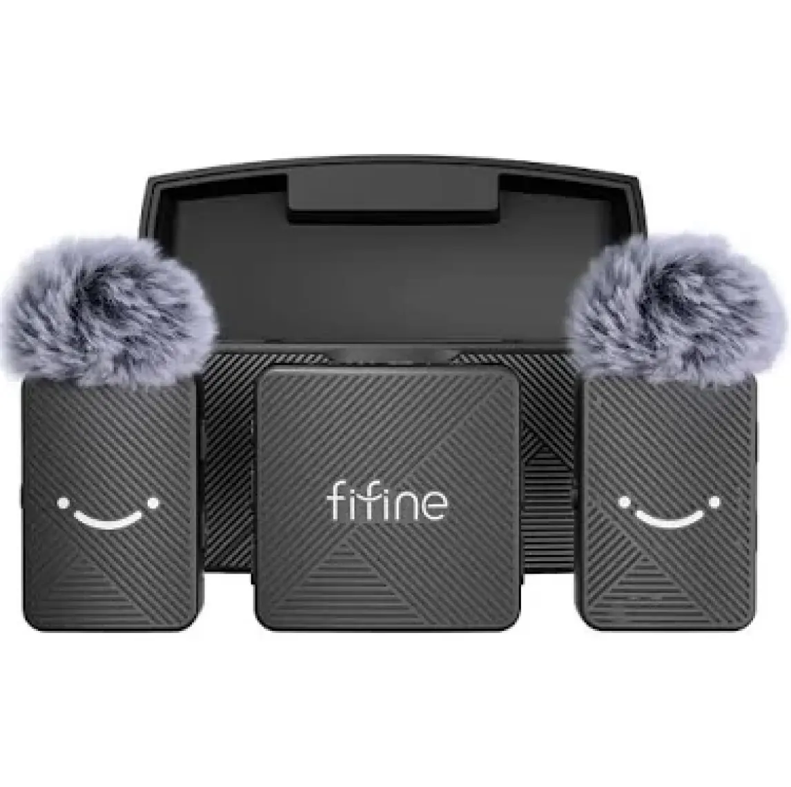 Fifine M9 Kablosuz Yaka Mikrofonu 2 Kişilik Mikrofon Seti