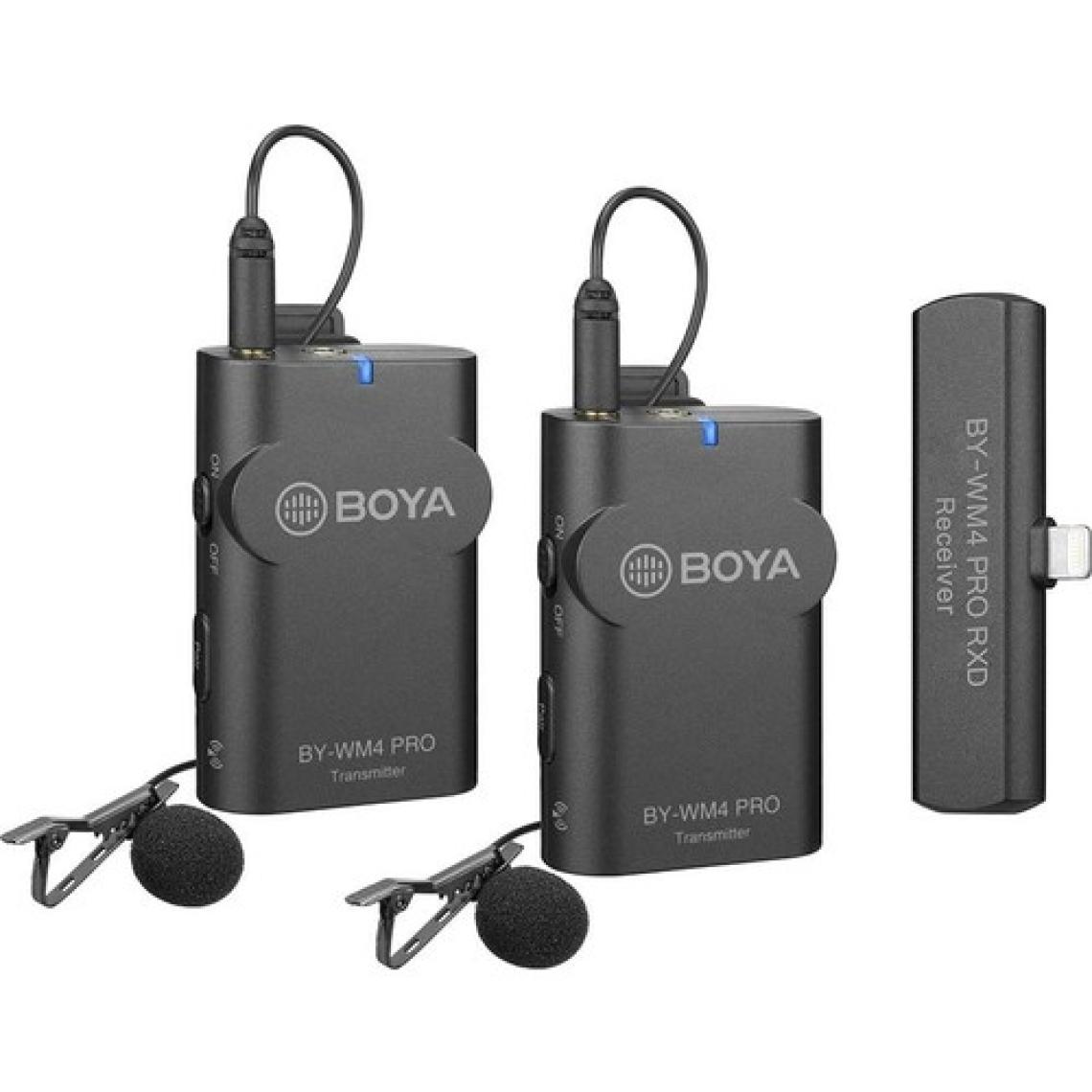 Boya By-Wm4 Pro-K4 Iphone Ikili Kablosuz Mikrofon