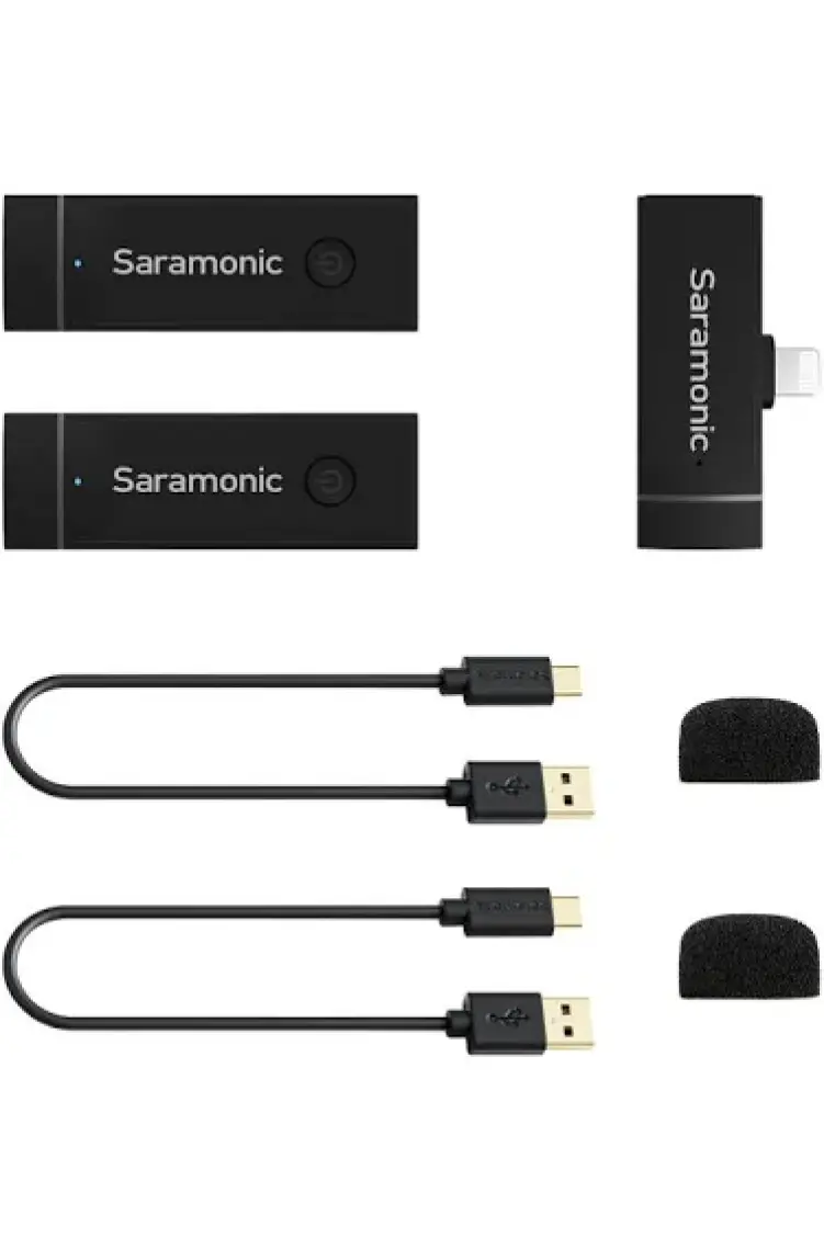 Saramonic Blink Go-D2 Kit 2'li Kablosuz Yaka Mikrofonu