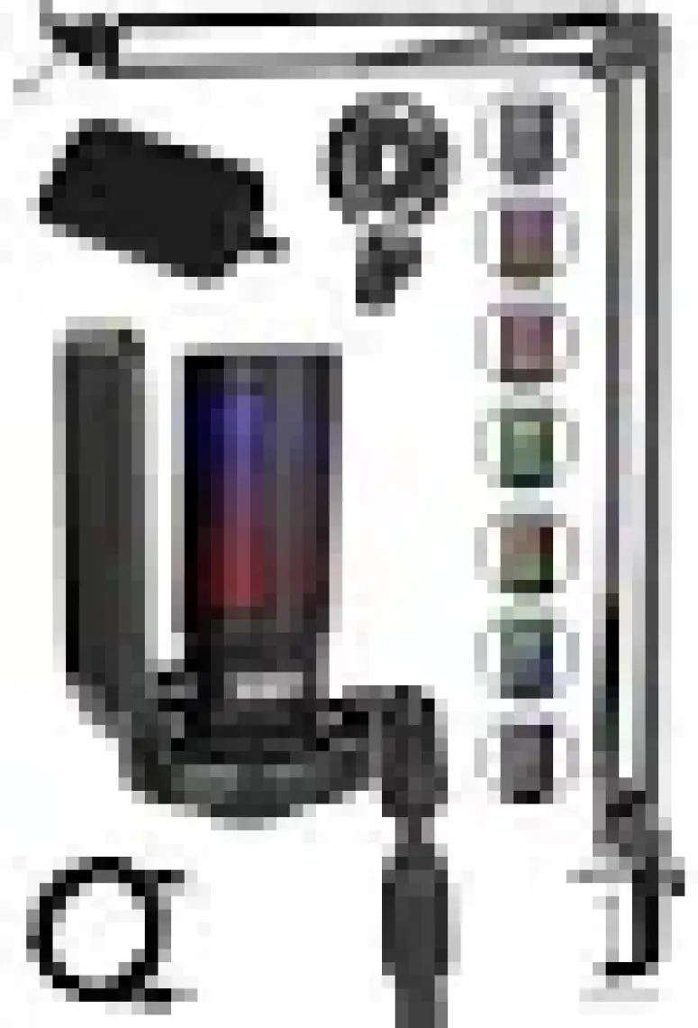 Midex V6 RGB Set USB Oyuncu ve Yayıncı Mikrofonu Condenser Stüdyo (Kayıt Gaming Tiktok Twitch Canlı yayın Discord Youtube)