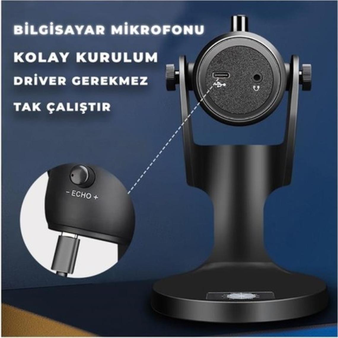 Midex Hype USB RGB Oyuncu ve Yayıncı Mikrofonu (Kayıt Gaming Tiktok Twitch Discord Youtube Canlı Yayın)