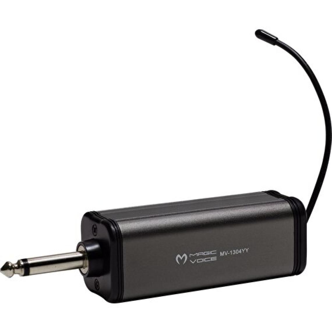 Magicvoice MV-1303Y Kablosuz 1 Yaka + 1 Headset Telsiz Mikrofon