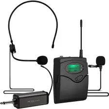Magicvoice MV-1303Y Kablosuz 1 Yaka + 1 Headset Telsiz Mikrofon