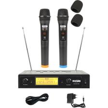 Lastvoice Lm-202EE Çiftli EL Tipi Telsiz Kablosuz Mikrofon