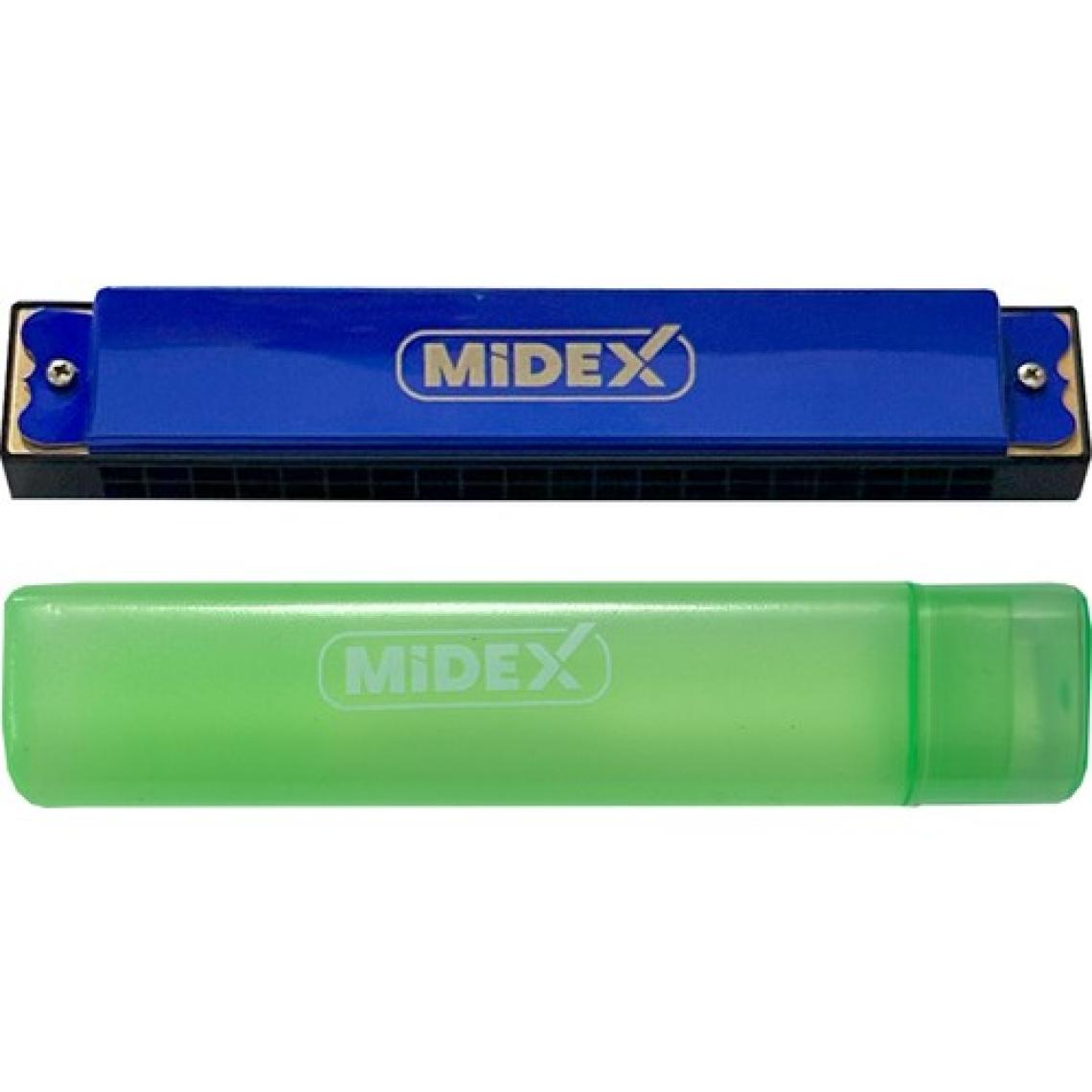 Midex HN-20BL 20 Delikli Mavi Mızıka