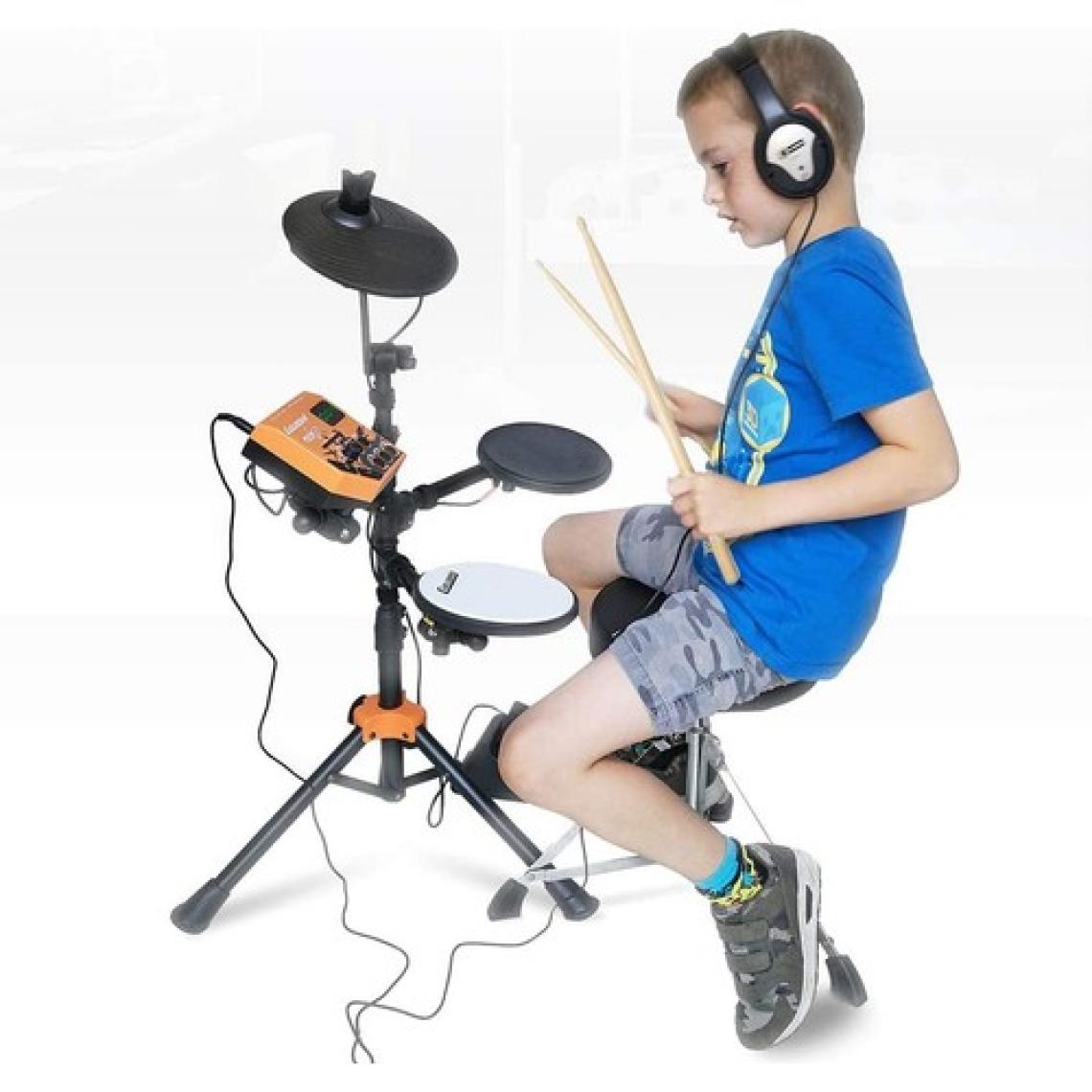 Carlsbro rock50 bp1 Dijital Çocuk Davulu (Tabure+Kulaklık)