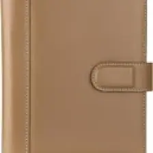 2K Diplomat Suni Deri 4 Halkalı Organizer Çizgili Defterli 15 x 21 cm Vizon