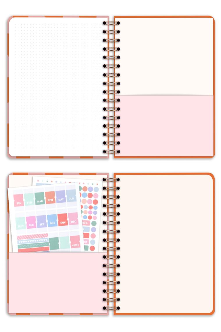 Matt Notebook 2025 Yılı A5 Ajanda Spiralli 15X21 cm - 12 Aylık