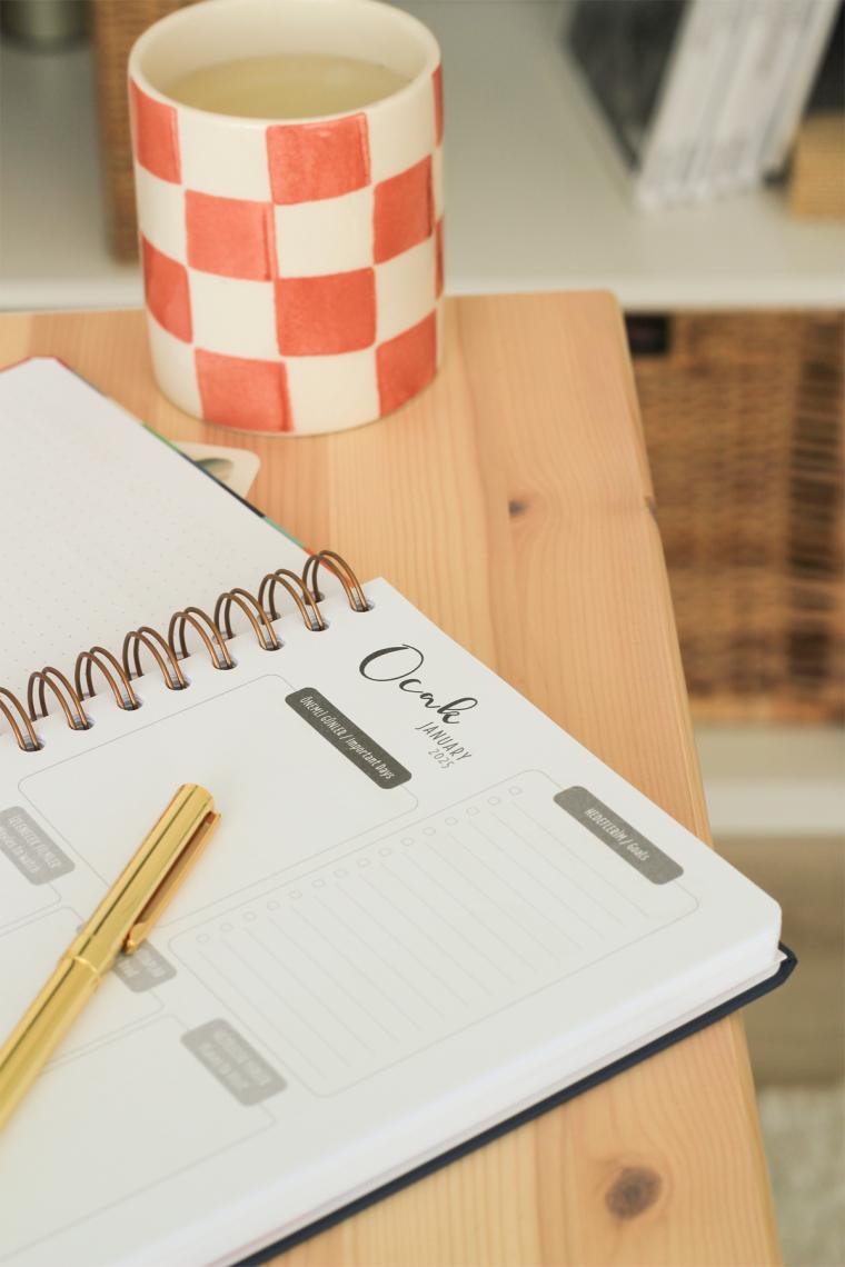 Matt Notebook 2025 Yılı A5 Ajanda Spiralli 15X21 cm - 12 Aylık