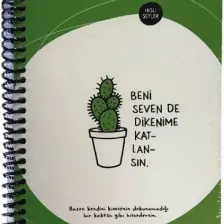Hisli Şeyler 2024 Haftalık Ajanda Stickerlı 13cmx19,5cm