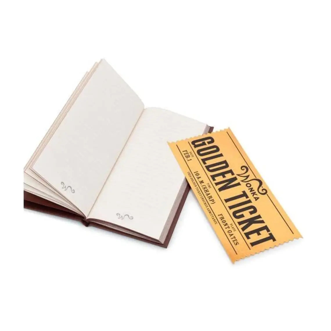 Willy Wonka Çikolata Defter Turuncu