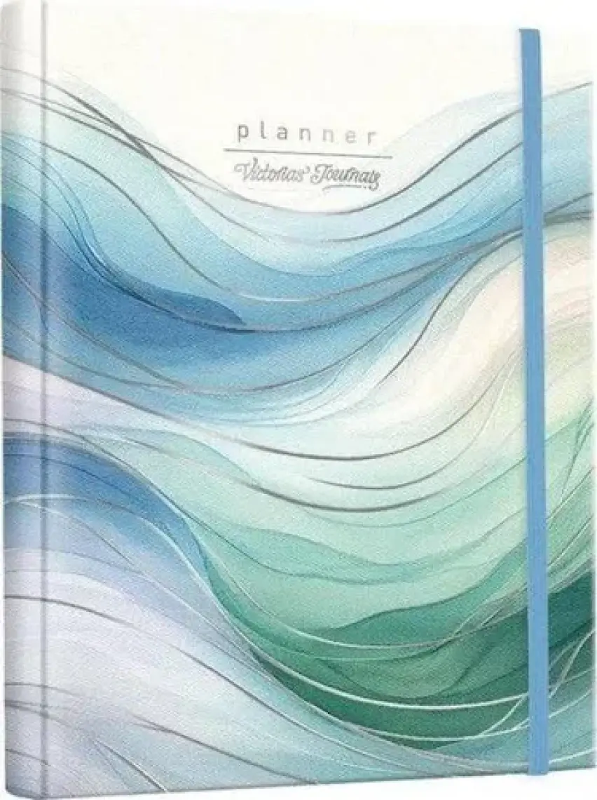 Victoria's Journals Gizli Spiralli Süresiz Planlayıcı Ajanda 17x24 Cm 100 gr. 3 adet ayraç-Haftalık bölümü 112 sayfa-To Do bölümü 30 sayfa-Noktalı Not bölümü 50 sayfa