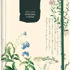 Victoria's Journals Gizli Spiralli Akademik Ajanda 2024-2025 Lastikli 17X23 cm 100 Gram 192 Sayfa 124-1265