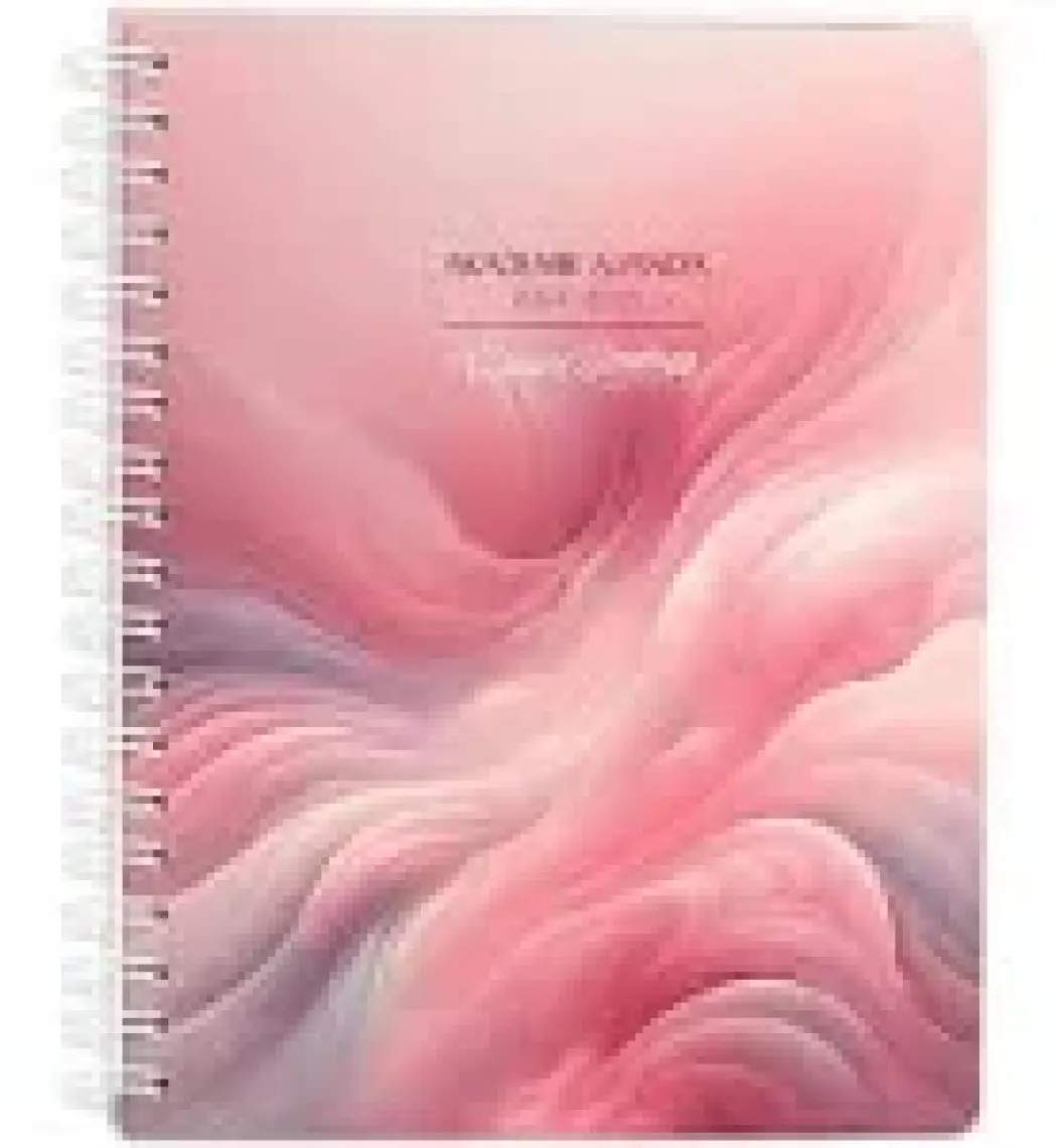 Victoria's Journals Spiralli Sert Kapak Akademik Ajanda 2024-2025 Lastikli 17X23 cm 100 Gram 192 Sayfa 124-1275