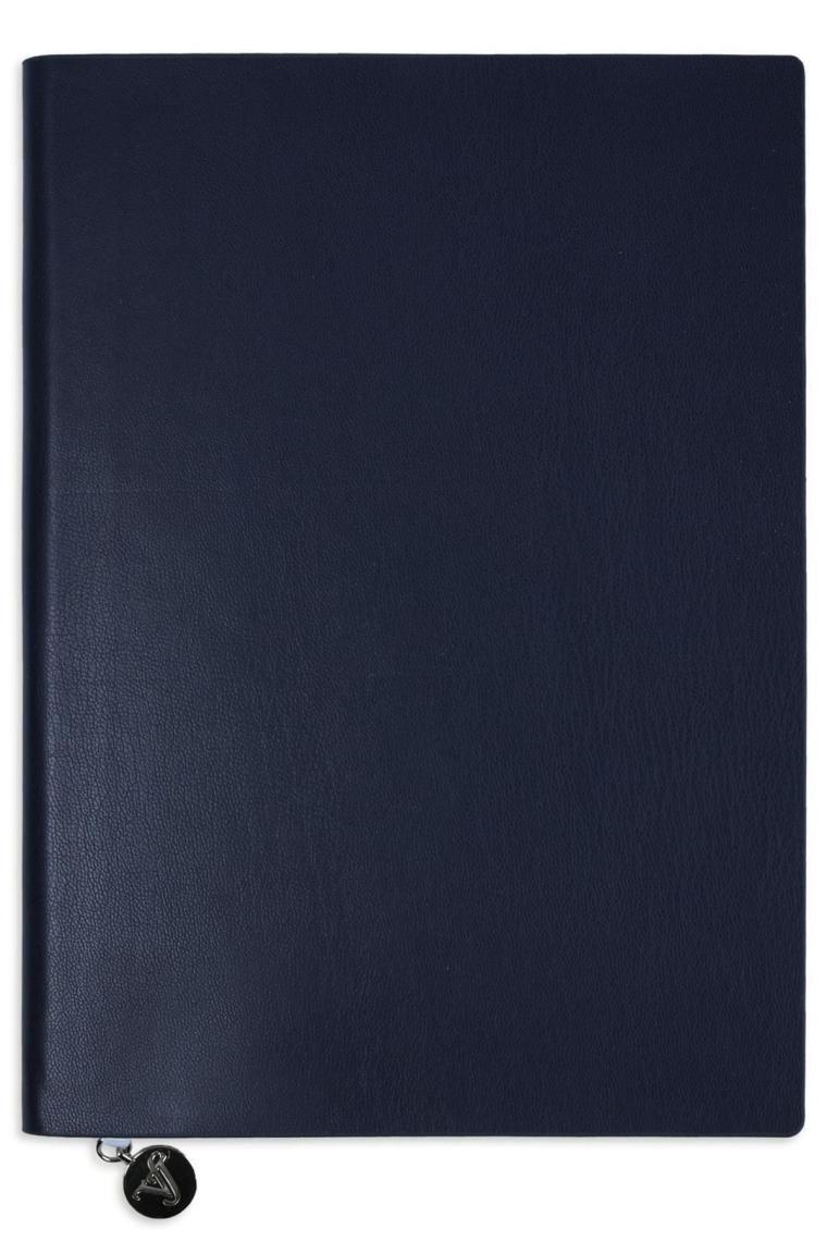 Victoria's Journals Smyth Classic Çizgili Defter 14,8 x 21 cm Lacivert